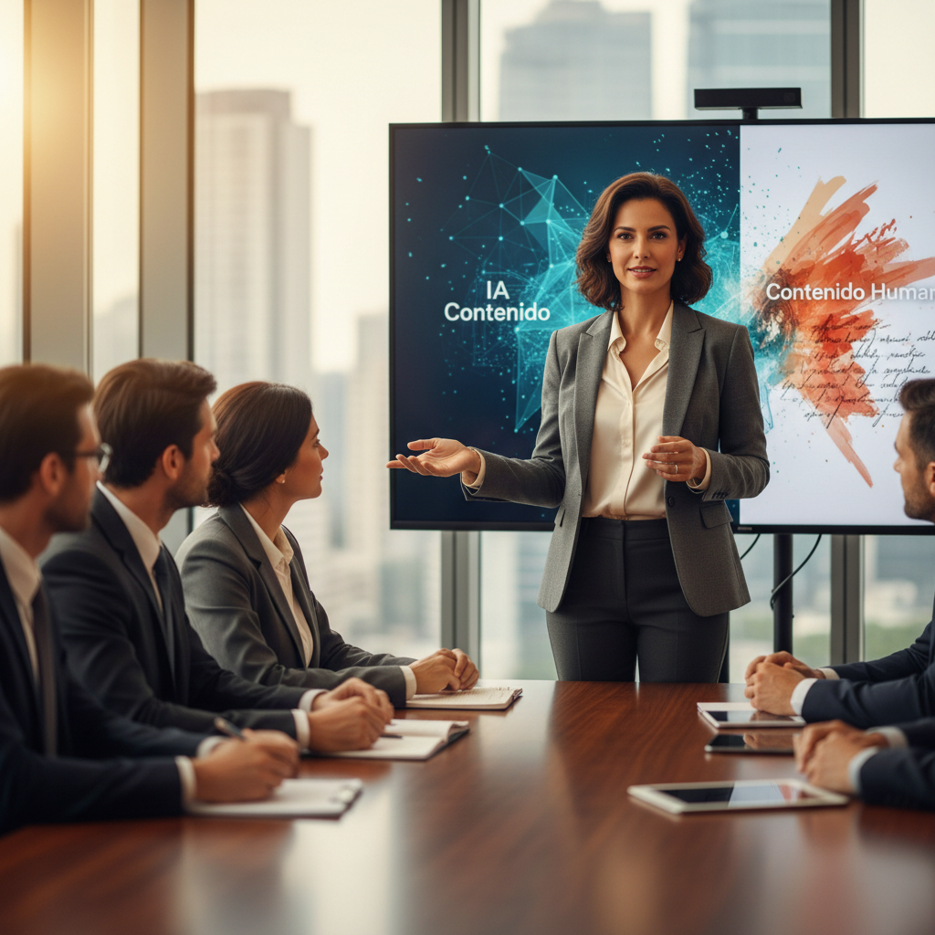 Contenido generado por IA vs contenido humano